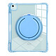 Avizar Coque pour iPad Pro 11 2026 en Silicone Antichoc avec Poignée et Bandoulière - Coque antichoc bleu ciel spécialement ajustée pour les dimensions de l'Apple iPad Pro 11 2026