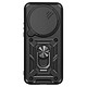 Avizar Coque pour Xiaomi 17 Ultra avec Bague Support et Cache Caméra Coulissant Protection renforcée certifiée MIL-STD-810G contre chocs et chutes pour votre Xiaomi 17 Ultra