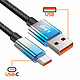 Avis LinQ Câble USB-C Vers USB de Charge Rapide 48W avec Écran LED 1.2m Bleu