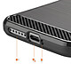 Acheter Avizar Coque pour Xiaomi 17 en Silicone Effet Carbone Texture Brossée