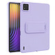 Avizar Coque pour Xiaomi Pad 7 / Pad 7 Pro Bimatière avec Coins Renforcés et Support - Coque antichoc violet clair parfaitement ajustée aux dimensions des Xiaomi Pad 7 et Pad 7 Pro