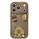 Avizar Coque pour iPhone 17 Pro Max avec Motifs Capybara en 3D et Contour Surélevé Coque kawaii marron avec décors 3D, conçue spécifiquement pour iPhone 17 Pro Max