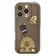 Avizar Coque pour iPhone 16 Pro Max avec Motifs Capybara en 3D et Contour Surélevé Coque kawaii marron avec décors 3D, conçue spécifiquement pour iPhone 16 Pro Max