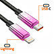 Avis LinQ Câble Lightning vers USB-C de Charge Rapide 35W avec Écran LED 1.2m Violet