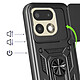 Acheter Avizar Coque pour Realme 16 Pro avec Bague Support et Cache Caméra Coulissant