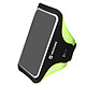 Swissten Brassard de Sport pour Smartphone jusqu'à 6" avec Pochette Waterproof Noir / Jaune Brassard de sport garantissant une protection totale contre l'humidité grâce à son revêtement en néoprène waterproof