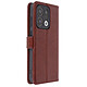 Avizar Étui pour Oppo Find X9 Effet Cuir Vintage avec Support et Porte-cartes - Étui à clapet marron au design vintage élégant conçu sur mesure pour protéger l'Oppo Find X9