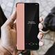 Avis Étui Folio pour Huawei P30 avec Grande Fenêtre de Visualisation Rose champagne
