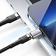 Blue Star Adaptateur Convertisseur USB-C vers Lightning pour iPhone et iPad Argent pas cher