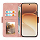 Avizar Étui Folio pour Honor 600 / 600 Pro Design Vintage avec Fonction Support Vidéo pas cher