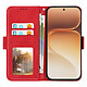 Avizar Étui Folio pour Honor 600 / 600 Pro Design Vintage avec Fonction Support Vidéo pas cher