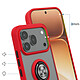 Acheter Avizar Coque pour Honor 600 / 600 Pro avec Support Anneau et Fixation Magnétique