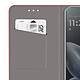 Avizar Étui à Clapet pour Motorola Edge 70 avec Texture Tissée et Support Vidéo pas cher