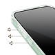 Avis Avizar Coque pour iPhone 12 / 12 Pro avec Motif Fraise en Relief 3D et Contour Surélevé