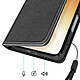 Avizar Étui Portefeuille pour Honor 600 / 600 Pro Série Chesterfield avec Support pas cher
