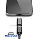 Avis Blue Star Adaptateur Convertisseur OTG Micro-USB Femelle vers USB-C Mâle Noir