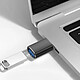 Blue Star Adaptateur OTG USB-C Mâle vers USB 3.0 Femelle Noir pas cher