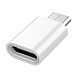Blue Star Mini Adaptateur USB-C vers Micro-USB pour Charge et Synchronisation Argent Adaptateur convertisseur USB-C vers Micro-USB conçu pour recharger et synchroniser vos appareils nomades