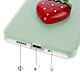 Acheter Avizar Coque pour Galaxy A36 avec Motif Fraise en Relief 3D et Contour Surélevé