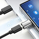 Blue Star Adaptateur Convertisseur OTG Micro-USB Femelle vers USB-C Mâle Argent pas cher