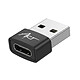Avizar Adaptateur USB-C vers USB Mâle pour Charge et Transfert 480 Mb/s Passerelle de connexion immédiate convertissant un port USB-A traditionnel en une entrée USB-C fonctionnelle