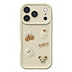Avizar Coque pour iPhone 17 Pro Max Motifs Nounours Kawaii en 3D et Contour Surélevé Coque kawaii crème avec décors 3D, conçue spécifiquement pour iPhone 17 Pro Max