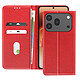 Avizar Étui Portefeuille pour Honor 600 / 600 Pro Série Chesterfield avec Support - Cet étui série Chesterfield rouge offre une protection complète contre rayures, chocs et usure quotidienne pour votre Honor 600 et 600 Pro
