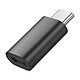 Blue Star Adaptateur Convertisseur OTG Micro-USB Femelle vers USB-C Mâle Noir Adaptateur Micro-USB femelle vers USB-C mâle conçu pour recharger et synchroniser vos appareils modernes