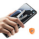 Acheter iMak Verre Trempé Incurvé pour Motorola Signature Protection Antichoc Noir / Transparent