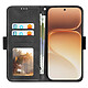 Avizar Étui Folio pour Honor 600 / 600 Pro Design Vintage avec Fonction Support Vidéo pas cher