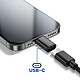 Avis Blue Star Adaptateur Convertisseur USB-C vers Lightning pour iPhone et iPad Noir