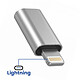 Acheter Blue Star Adaptateur Convertisseur USB-C vers Lightning pour iPhone et iPad Argent