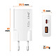 Avis LinQ Chargeur Secteur Extra Plat avec Double Port USB-C et USB 20W Blanc