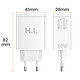 Avis Avizar Chargeur Secteur Double Port USB-A et USB-C 20W avec Câble USB-C vers USB-C