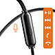 Acheter LinQ Écouteurs de Sommeil Lightning pour iPhone / iPad avec Bluetooth et Micro Noir