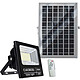 Avizar Projecteur Solaire LED 150W IP67 avec Panneau Déporté et Télécommande Ce projecteur solaire LED fournit un éclairage extérieur puissant grâce à une puissance lumineuse annoncée de 150W