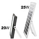 Avizar Projecteur Solaire LED 20W Batterie 25000mAh pour Éclairage Extérieur pas cher