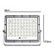Acheter Avizar Projecteur LED 10W Extérieur 9000K avec Panneau Solaire 12W
