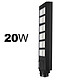 Acheter Avizar Lanterne Solaire Extérieur LED 20W avec Détection Mouvement Intelligent IP44