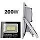 Avizar Projecteur Solaire LED 200W IP67 avec Panneau Solaire Séparé et Télécommande pas cher