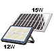 Avizar Projecteur LED 15W Extérieur 9000K avec Panneau Solaire 12W pas cher