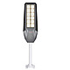Avizar Lampe Solaire LED 18W avec Détecteur de Mouvement et Batterie 20000mAh Cette lampe solaire LED assure un éclairage autonome grâce à une batterie intégrée et un panneau solaire arrière permettant un fonctionnement sans alimentation externe