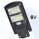 Avizar Lampadaire Solaire 100W avec Capteur crépusculaire et Détecteur de Mouvement pas cher