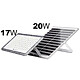 Avizar Projecteur Solaire LED 17 W avec Panneau Solaire 20 W et Détection Automatique pas cher