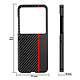 Avizar Coque pour Motorola Razr 70 Effet Fibres de Carbone Protection Rigide pas cher