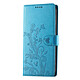 Avizar Étui Portefeuille pour Honor 600 Motif Floral avec Support Video - Cet étui de protection intégrale est conçu sur mesure pour sécuriser idéalement l'intégralité de votre Honor 600 contre les chocs