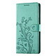 Avizar Étui Portefeuille pour Honor 600 Motif Floral avec Support Video - Cet étui de protection intégrale est conçu sur mesure pour sécuriser idéalement l'intégralité de votre Honor 600 contre les chocs