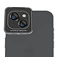 Blue Star Protection d'Objectif Caméra pour iPhone 15 / 15 Plus avec Applicateur Noir / Transparent pas cher