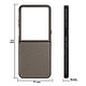 Avizar Coque pour Motorola Razr 70 Ultra Effet Fibres de Carbone Rigide pas cher