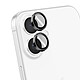 Blue Star Protection d'Objectif Caméra pour iPhone 16 avec Applicateur Noir / Transparent Spécifiquement conçu pour l'iPhone 16, ce lot d'anneaux individuels s'ajuste sur chaque objectif photo pour une protection sur mesure et efficace